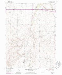 Strasburg NW Colorado Historical topographic map, 1:24000 scale, 7.5 X 7.5 Minute, Year 1955