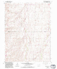 Strasburg SW Colorado Historical topographic map, 1:24000 scale, 7.5 X 7.5 Minute, Year 1961