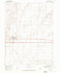 Stratton Colorado Historical topographic map, 1:24000 scale, 7.5 X 7.5 Minute, Year 1969