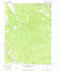 Strawberry Lake Colorado Historical topographic map, 1:24000 scale, 7.5 X 7.5 Minute, Year 1958