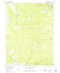 Strawberry Lake Colorado Historical topographic map, 1:24000 scale, 7.5 X 7.5 Minute, Year 1958