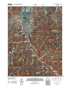 Suicide Mountain Colorado Historical topographic map, 1:24000 scale, 7.5 X 7.5 Minute, Year 2011