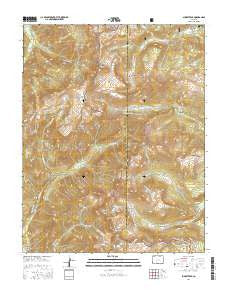 Summit Peak Colorado Current topographic map, 1:24000 scale, 7.5 X 7.5 Minute, Year 2016