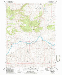 Sunbeam Colorado Historical topographic map, 1:24000 scale, 7.5 X 7.5 Minute, Year 1986