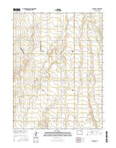Sunnydale Colorado Current topographic map, 1:24000 scale, 7.5 X 7.5 Minute, Year 2016