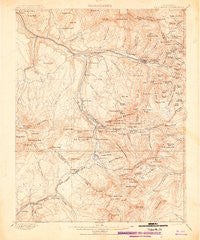 Telluride Colorado Historical topographic map, 1:62500 scale, 15 X 15 Minute, Year 1904
