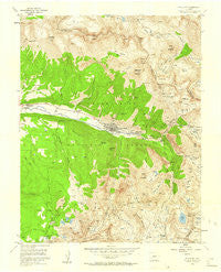 Telluride Colorado Historical topographic map, 1:24000 scale, 7.5 X 7.5 Minute, Year 1955
