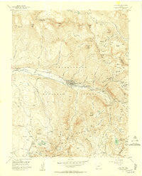 Telluride Colorado Historical topographic map, 1:24000 scale, 7.5 X 7.5 Minute, Year 1955