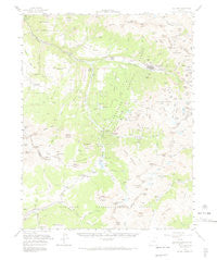 Telluride Colorado Historical topographic map, 1:62500 scale, 15 X 15 Minute, Year 1955