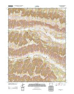 The Saddle Colorado Historical topographic map, 1:24000 scale, 7.5 X 7.5 Minute, Year 2013
