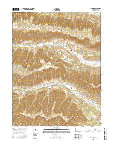 The Saddle Colorado Current topographic map, 1:24000 scale, 7.5 X 7.5 Minute, Year 2016