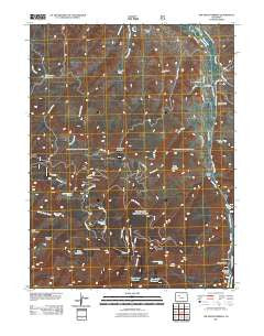 The Seven Hermits Colorado Historical topographic map, 1:24000 scale, 7.5 X 7.5 Minute, Year 2011
