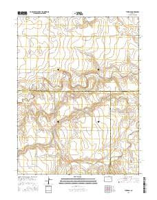 Thurman Colorado Current topographic map, 1:24000 scale, 7.5 X 7.5 Minute, Year 2016