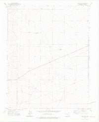 Timpas NW Colorado Historical topographic map, 1:24000 scale, 7.5 X 7.5 Minute, Year 1972