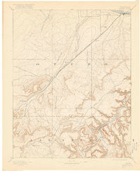 Timpas Colorado Historical topographic map, 1:125000 scale, 30 X 30 Minute, Year 1894