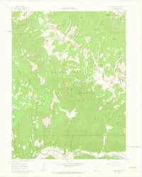 Toner Reservoir Colorado Historical topographic map, 1:24000 scale, 7.5 X 7.5 Minute, Year 1961