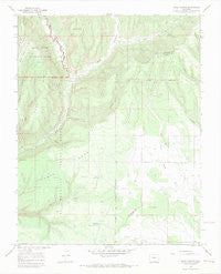 Trail Canyon Colorado Historical topographic map, 1:24000 scale, 7.5 X 7.5 Minute, Year 1966