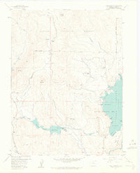 Trail Mountain Colorado Historical topographic map, 1:24000 scale, 7.5 X 7.5 Minute, Year 1957