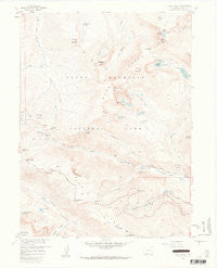 Trail Ridge Colorado Historical topographic map, 1:24000 scale, 7.5 X 7.5 Minute, Year 1957