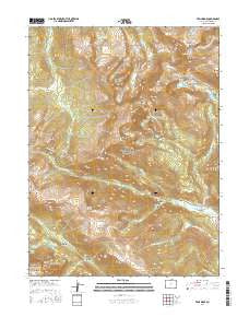 Trail Ridge Colorado Current topographic map, 1:24000 scale, 7.5 X 7.5 Minute, Year 2016