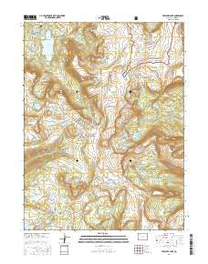 Trappers Lake Colorado Current topographic map, 1:24000 scale, 7.5 X 7.5 Minute, Year 2016
