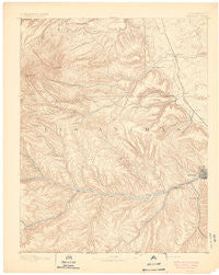Trinidad Colorado Historical topographic map, 1:125000 scale, 30 X 30 Minute, Year 1893