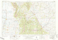 Trinidad Colorado Historical topographic map, 1:250000 scale, 1 X 2 Degree, Year 1955