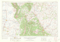 Trinidad Colorado Historical topographic map, 1:250000 scale, 1 X 2 Degree, Year 1954