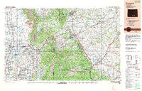 Trinidad Colorado Historical topographic map, 1:250000 scale, 1 X 2 Degree, Year 1988