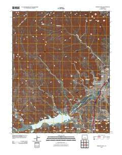 Trinidad West Colorado Historical topographic map, 1:24000 scale, 7.5 X 7.5 Minute, Year 2010