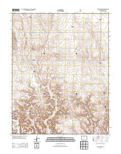 Tubs Springs Colorado Historical topographic map, 1:24000 scale, 7.5 X 7.5 Minute, Year 2013