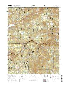 Tungsten Colorado Current topographic map, 1:24000 scale, 7.5 X 7.5 Minute, Year 2016