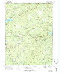 Tungsten Colorado Historical topographic map, 1:24000 scale, 7.5 X 7.5 Minute, Year 1972