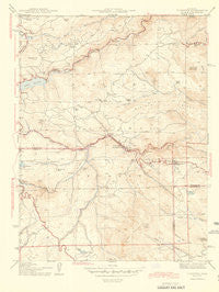Tungsten Colorado Historical topographic map, 1:31680 scale, 7.5 X 7.5 Minute, Year 1944