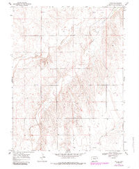 Tuttle Colorado Historical topographic map, 1:24000 scale, 7.5 X 7.5 Minute, Year 1969