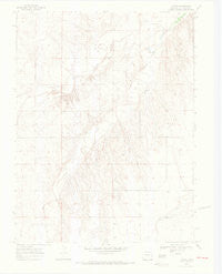 Tuttle Colorado Historical topographic map, 1:24000 scale, 7.5 X 7.5 Minute, Year 1969