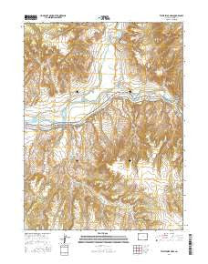 Twelvemile Mesa Colorado Current topographic map, 1:24000 scale, 7.5 X 7.5 Minute, Year 2016