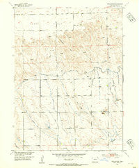 Twin Buttes Colorado Historical topographic map, 1:24000 scale, 7.5 X 7.5 Minute, Year 1953