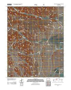 Twin Mountains SE Colorado Historical topographic map, 1:24000 scale, 7.5 X 7.5 Minute, Year 2011