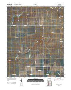 Two Buttes NW Colorado Historical topographic map, 1:24000 scale, 7.5 X 7.5 Minute, Year 2010