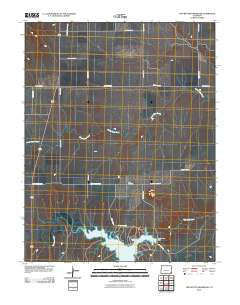 Two Buttes Reservoir Colorado Historical topographic map, 1:24000 scale, 7.5 X 7.5 Minute, Year 2010