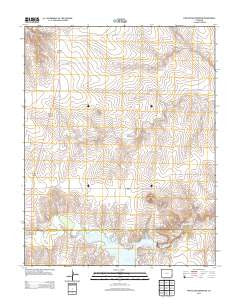 Two Buttes Reservoir Colorado Historical topographic map, 1:24000 scale, 7.5 X 7.5 Minute, Year 2013