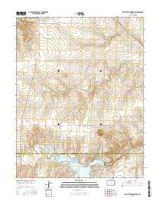 Two Buttes Reservoir Colorado Current topographic map, 1:24000 scale, 7.5 X 7.5 Minute, Year 2016
