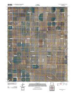 Two Buttes SE Colorado Historical topographic map, 1:24000 scale, 7.5 X 7.5 Minute, Year 2010