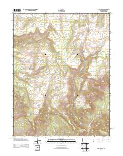 Two V Basin Colorado Historical topographic map, 1:24000 scale, 7.5 X 7.5 Minute, Year 2013