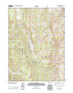 Tyler Mountain Colorado Historical topographic map, 1:24000 scale, 7.5 X 7.5 Minute, Year 2013