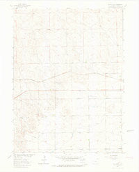 Uhler Ranch Colorado Historical topographic map, 1:24000 scale, 7.5 X 7.5 Minute, Year 1962