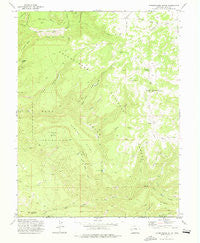 Uncompahgre Butte Colorado Historical topographic map, 1:24000 scale, 7.5 X 7.5 Minute, Year 1973