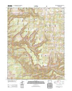 Uncompahgre Butte Colorado Historical topographic map, 1:24000 scale, 7.5 X 7.5 Minute, Year 2013