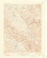 Ute Peak Colorado Historical topographic map, 1:62500 scale, 15 X 15 Minute, Year 1937